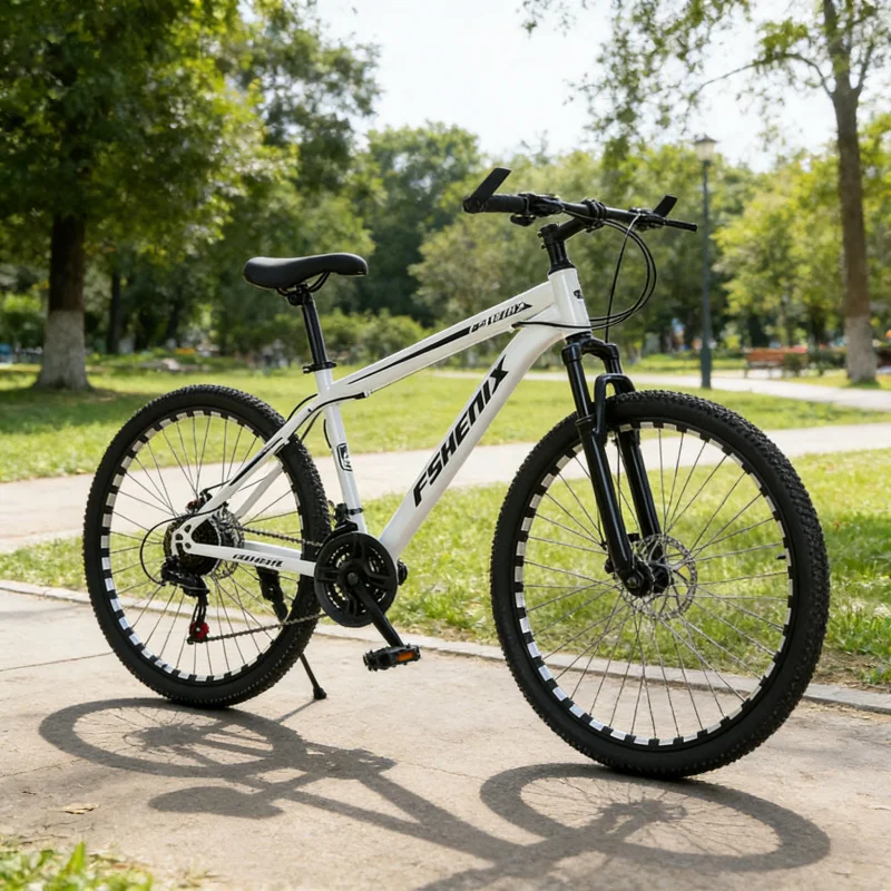 Cycling Commute Gear - Kar Beyazı Tekerlekli Dağ Bisikleti 24